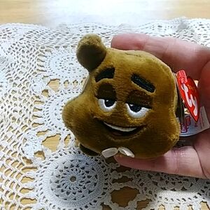 Ty Teeny Ty's emoji movie plush poop emoji Miniature Plush